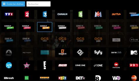 chaine remise en place canal plus